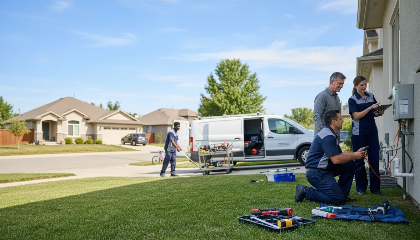 Tankless water heater service in Polk City, IA